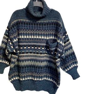 Vintage LizWear Knit Chunky Turtleneck Sweater